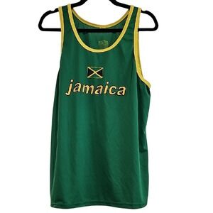 Green, Black, and Yellow Jamaica Performance Jersey